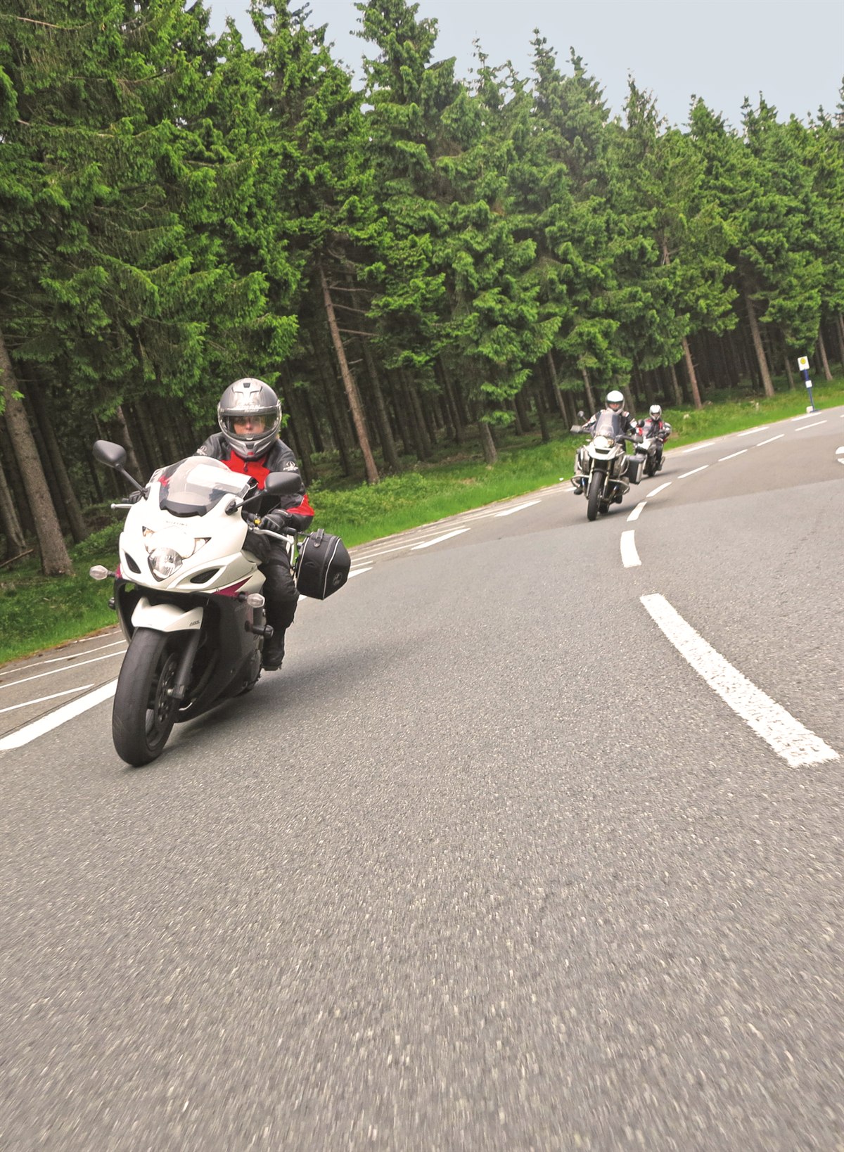 Motorradfahren im Taunus